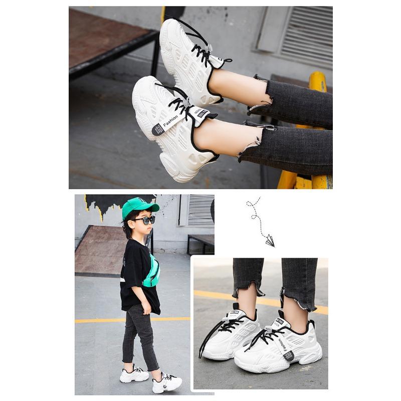 Весенне-летняя новая детская спортивная обувь с дышащей сетчатой поверхностью для девочек — фото 11