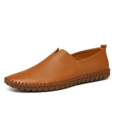 Fashion Men's Driving Shoes Men Genuine Leather Loafers Shoes Fashion Handmade Soft Breathable Moccasins Flats Slipe On Shoes