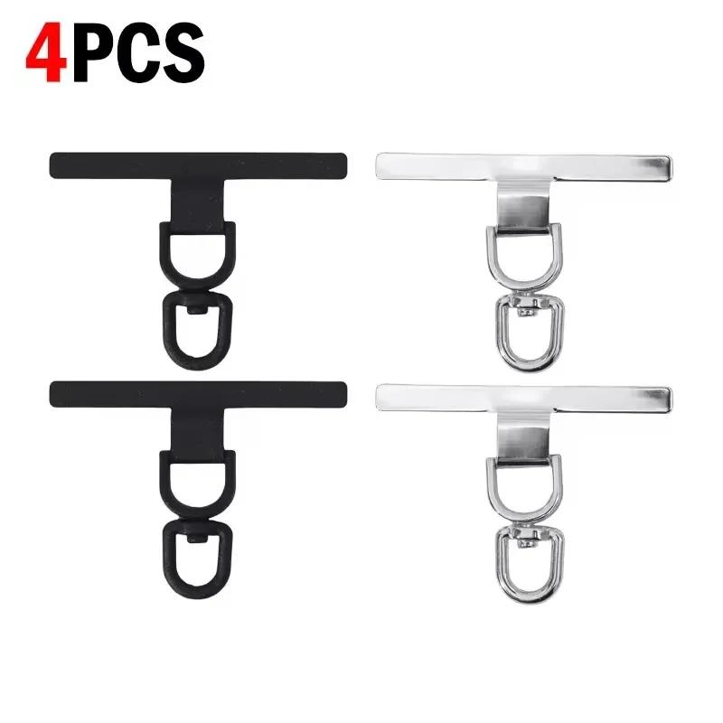 1-4Pcs Upgraded 360 Degree Rotatable Luxury Metal Gasket Phone Lanyard Patch Stainless Steel 0.3mm Cellphone Straps Tether Tabs