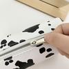 Cow Pattern Pencil Case Kawaii Stationery Pencilcase Large Capacity Pen Case Trousse Scolaire School Supplies Pencil Pouch
