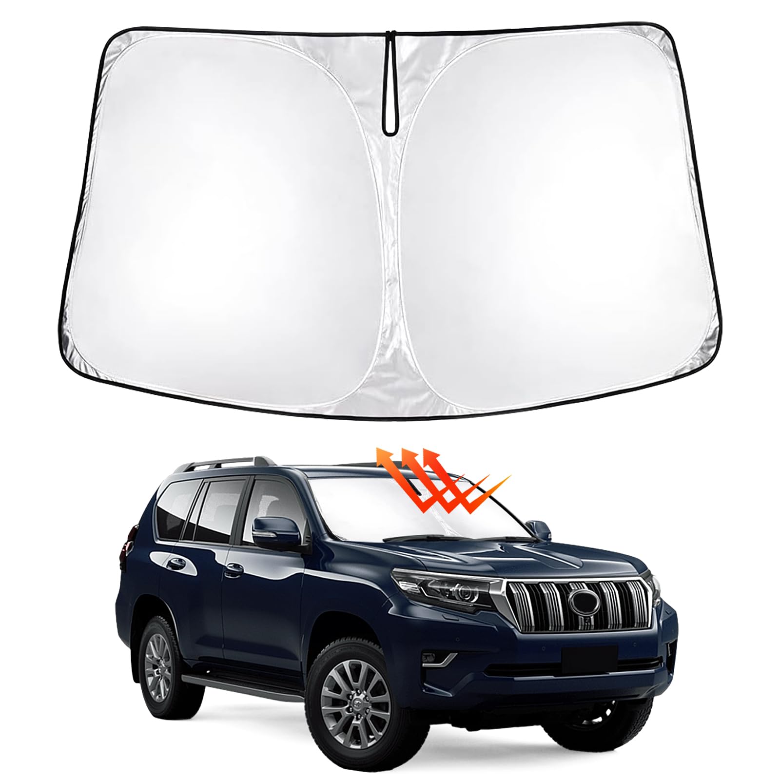 

Land Cruiser Prado 150 серия поздняя модель солнцезащитный козырек на лобовое стекло PRADO 150 передний солнцезащитный козырек шторка мульти солнцезащитный козырек специфичный для автомобиля уровень затенения тень