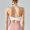 With Chest Pad Spring and Summer New Arrival T Shape Back Exercise Underwear Bra Running Shockproof Female Gym Top Outwear Beauty Back