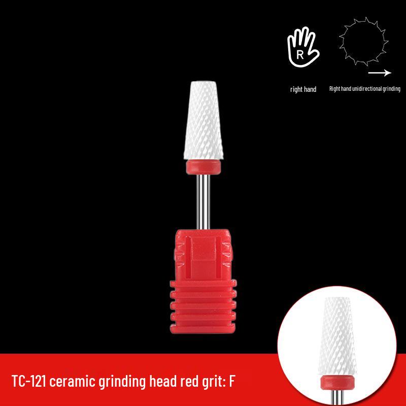Single Bullet-Shaped Ceramic Nail Grinding Head 2.35