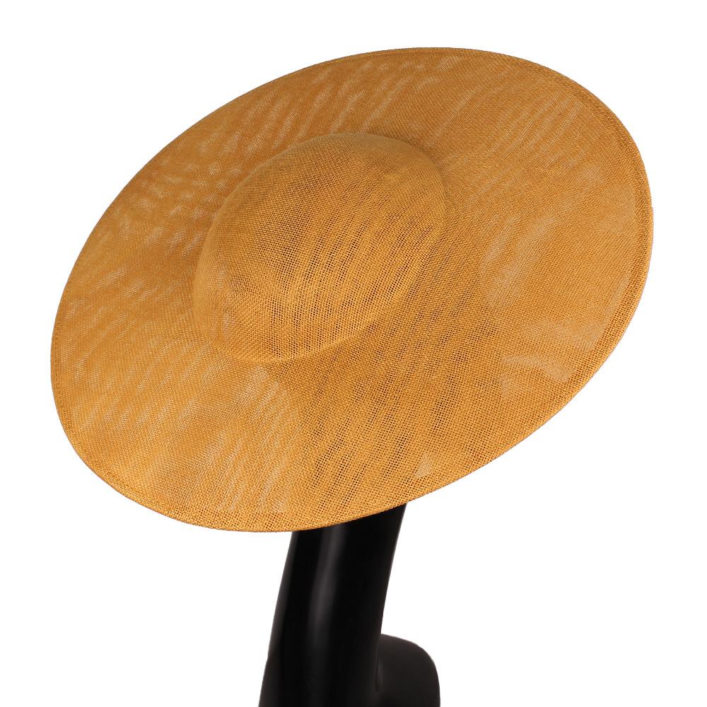 

New Hat Bottom Diameter 40 Cm Imitation Hemp Hat Mop Diy Handmade Hat + Accessories First-Hand Direct Sales золотой