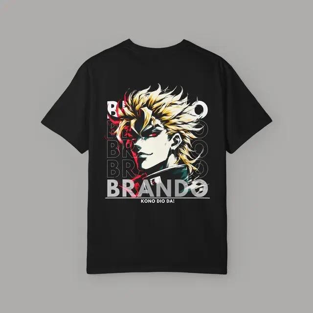The Historical Protagonist Jojo Jojos Bizarre Adventure Anime Tshirt Cotton Graphic Tee Unisex Unisex Summer Streetwear