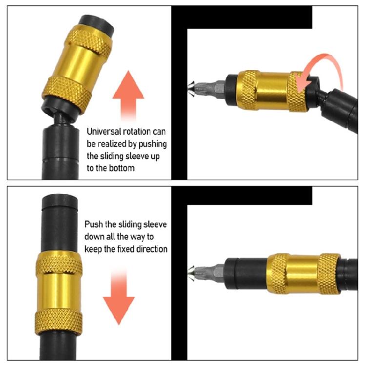 Reliable Steel Drill Bit Extension Rod Efficient Power Tool Bit Extension Rod Practical Steel Drill Bit Extension Rod
