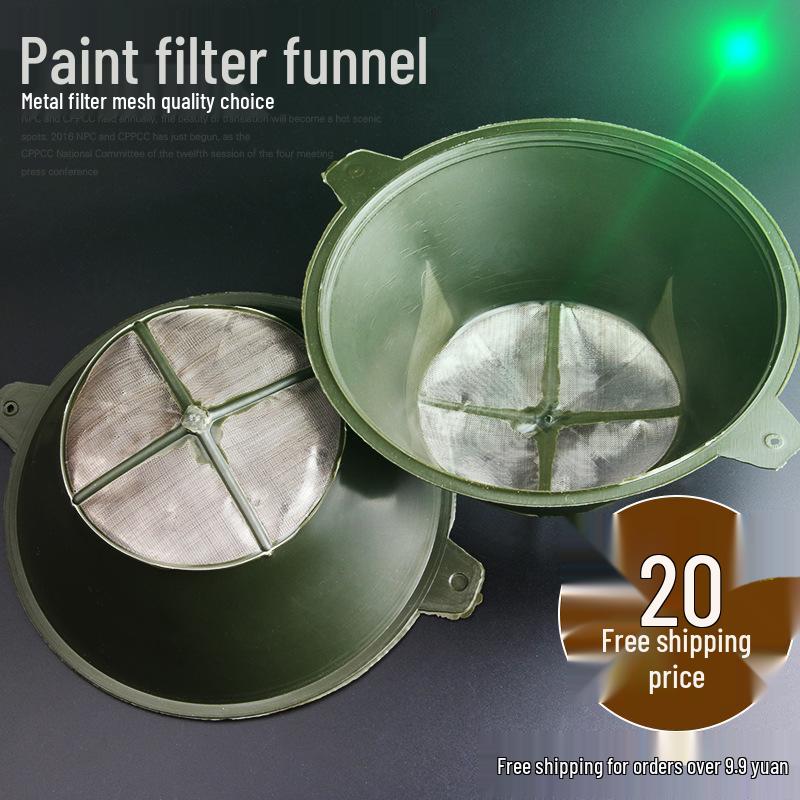 Paint Funnel Mesh Filter Cover - Tool for Filtering Paint - Free Shipping