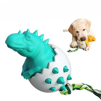 Dogs Accessories Dog Squeaky Chew Toys Designed for Aggressive Chewer Tough Dog Toothbrush Toy Dinosaur Designer Treat Dispenser Toy