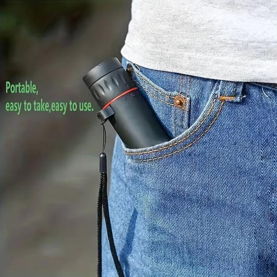 Monoculare 8X21 HD Impermeabile Ipx4 Prisma Bak4 per Cannocchiale Compatto Portatile per Caccia Viaggi Visite Turistiche Concerti E Fi
