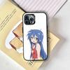 K-Konata Izumi L-Lucky S-Star Phone Case For iPhone 17,16,15,14,13,12,11 Plus,Pro Max,XS,Colored Silver Plated Inside Cover