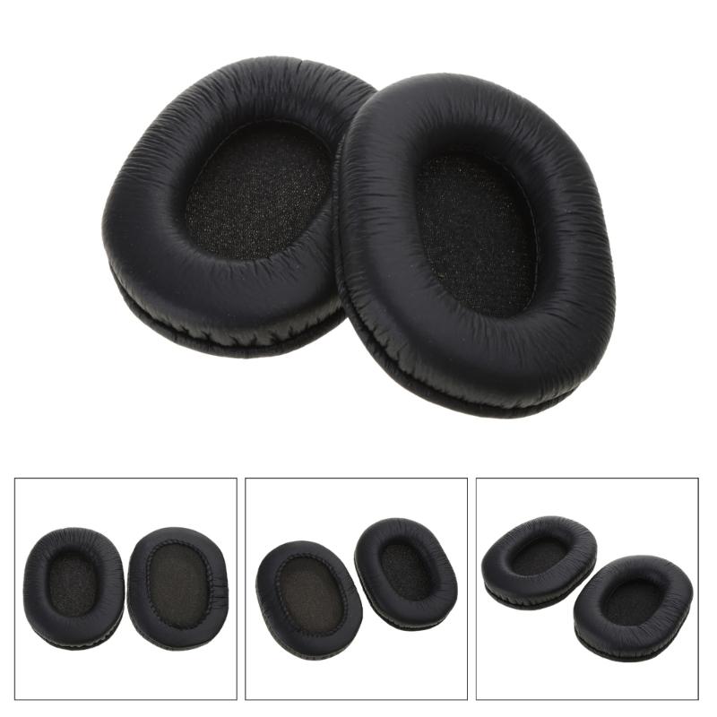 1Pair Ear Pad Cushion Sponge Cover Soft Foam Ear Pads for MDR-7506 MDR-V6 MDR-CD900ST Headset Comfortable to Wear