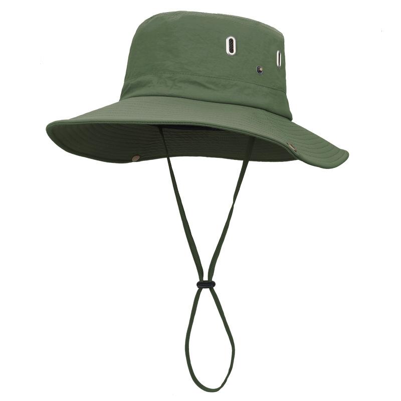 

Летний уличный мужской и женский досуг рыбалка солнцезащитный козырек дышащий быстросохнущий анти-ультрафиолетовый козырек шляпа рыбака L（58-60cm）