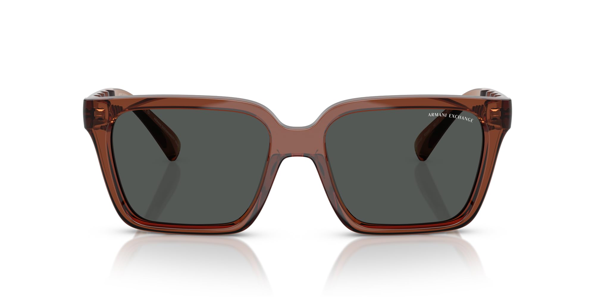 

Sunglasses 0AX4147SF SHINY TRANSPARENT GREEN 56 [Armani Exchange]