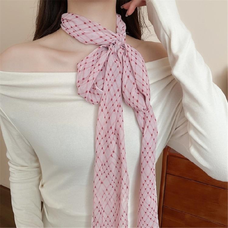 Fashion Unisex Skinny Long Scarf Gentle Fabric Multipurpose For City Fashion Enthusiasts