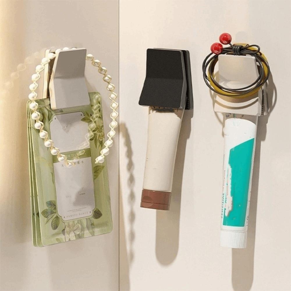 4 PCS/SET Wall Mount Self Adhesive Hooks Punch-free Household Kitchen Storage Clip Waterproof Dishwashing Glove Hook Kitchen