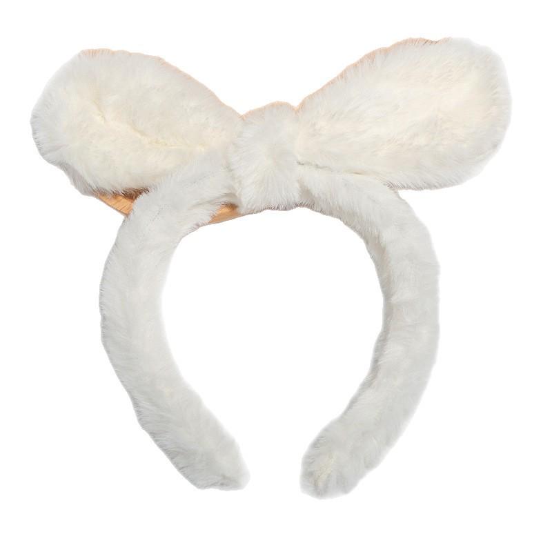 Cartoon Plush Headband: Cute Hair Accessory for Women & Kids, Perfect for Face Washing
