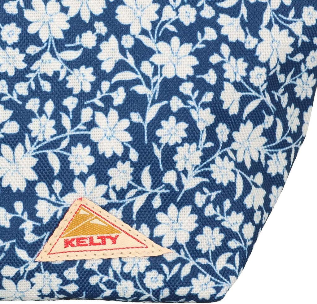 KELTY Mini Usual Pouch Umhängetasche, Blaue Blume, 3259256423