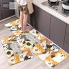 Søt lang matte til kjøkkenteppe Vaskbar sklisikker 40x60cm 40x120cm 2-delt kjøkkenteppesett Gangmatter Små Lange