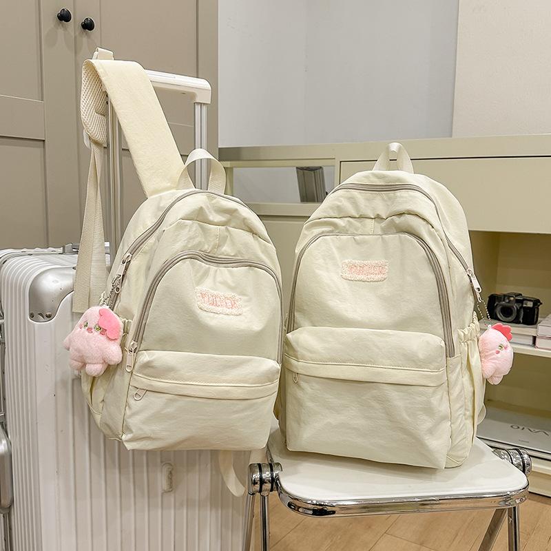 Schoolbag High Value Ins Style Schoolbag Female Junior High School Girl High School College Student Backpack Lightweight Simple Small Fresh Backpack