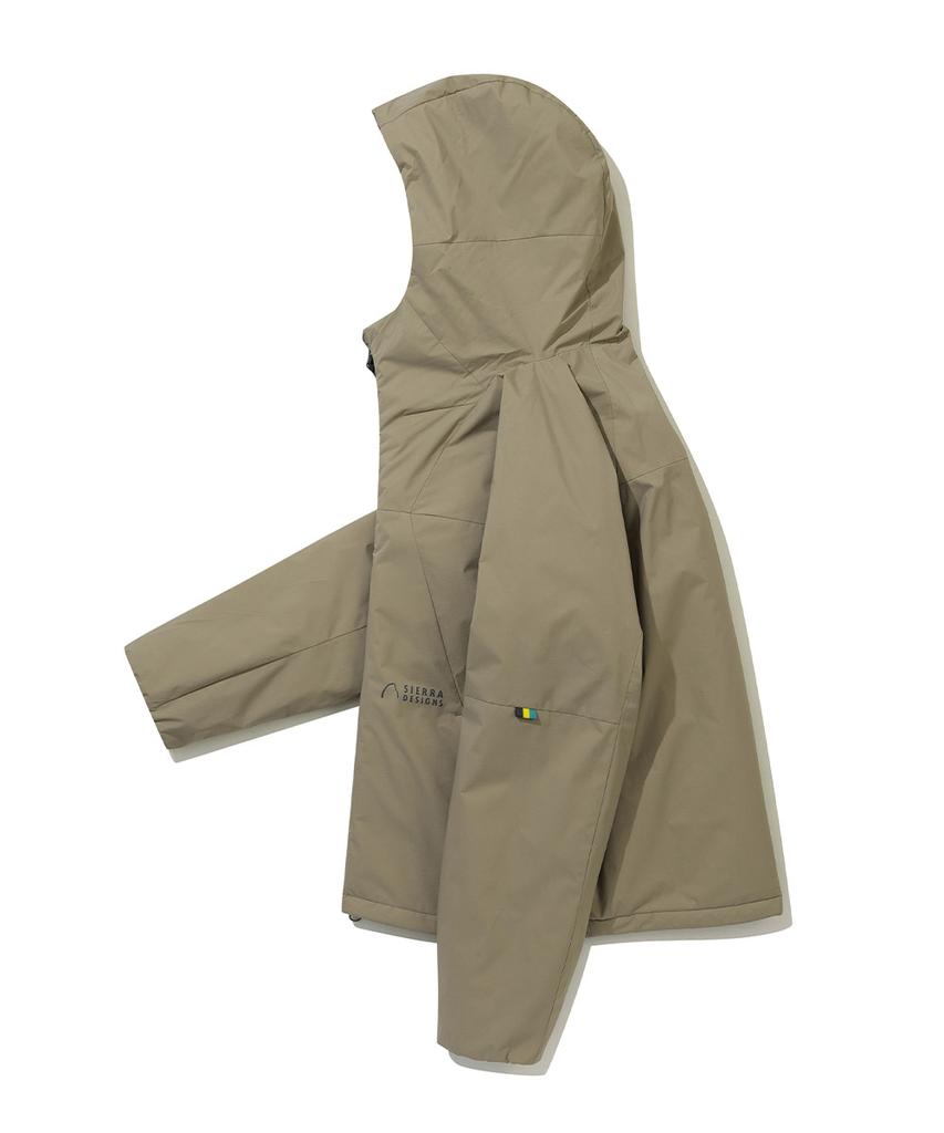 SIERRA DESIGNS W) Grandmothership Lightweight Insulation Hooded Jacket Beige