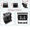 120° Rear View Camera 18 LED IP68 Waterproof Night Vision 24V Universal Car Truck Bus