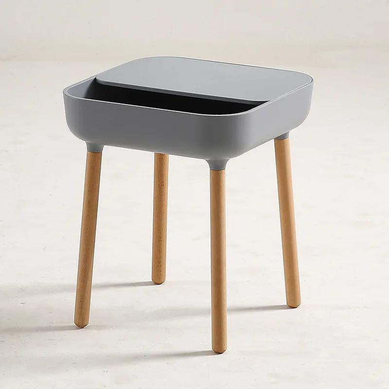 ins net red combination coffee table square small apartment Nordic household plastic living room round table short side table