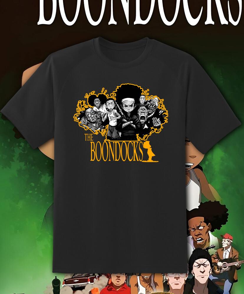 

The Boondocks Cartoon Logo Shirt 6 Sizes Youth Med- Adult 6Xl! Fast Ship! 4XL