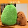 Avocado Capybara Plushie With Pp Cotton Filling Perfect For Children Play