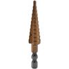 14 Inch Hex Shank HSS High Speed Steel Titanium Coated Step Drill Bit