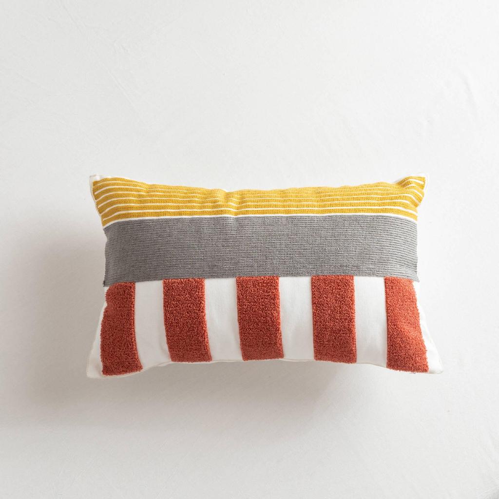 Stylish Embroidered Throw Pillow for Sofa & Car