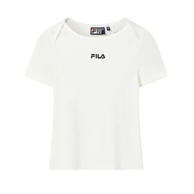 Original Fashion Simple Classic Retro Versatile Comfortable Casual Knitted Slim Fit Short Sleeve T-Shirt Women Tops F11W629105FWT