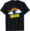 Hurtful Cute Funny Sarcastic Retro Vintage 80's Rainbow T-Shirt Unisex T-Shirt