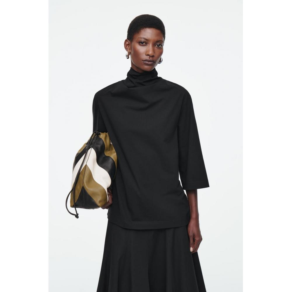 

COS Японский топ из джерси с завязкой на шее Black/XS