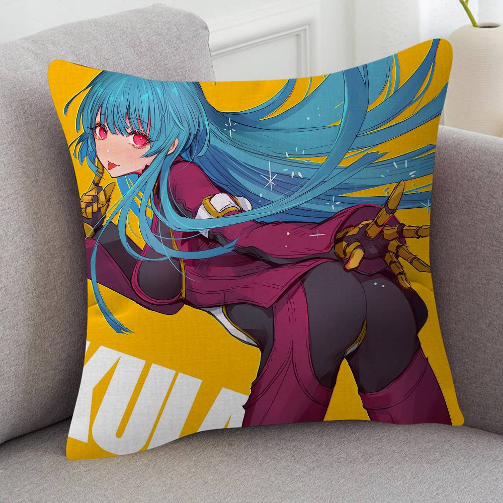 GAME The King Of Fighters Pillowcase Toon Gift Cushion Cover Bedroom Home Sofa Chair Seat Decor Pillow Case