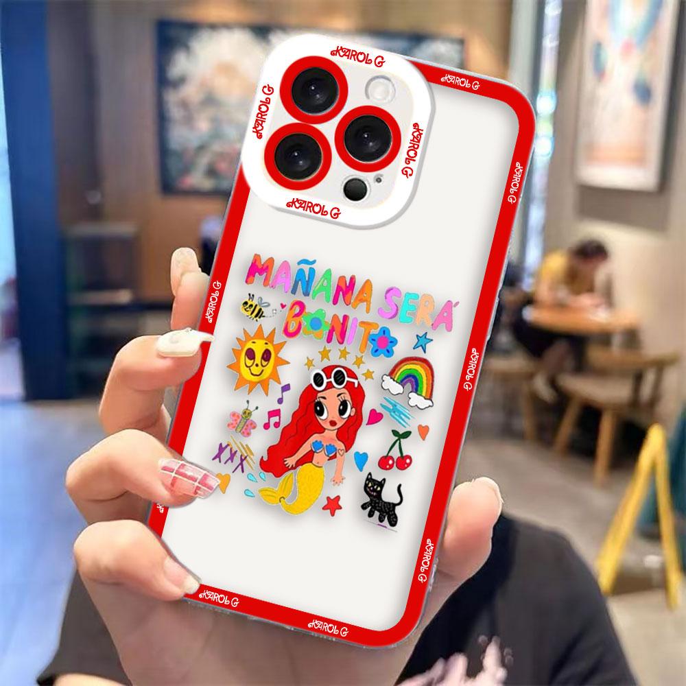 

K-Karol G Manana Sera Bonito Phone Case For Redmi K60 K40 14C 13C 13 12 12C 10 10C 10X 10A 9 9C 9T 9A 8 7 A1 A2 A3 A5 Clear Case Redmi K40PRO