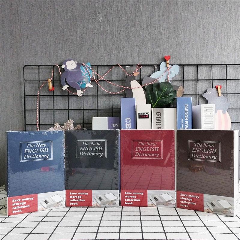 Dicționar din plastic cu seif tip carte cu încuietoare cu combinație