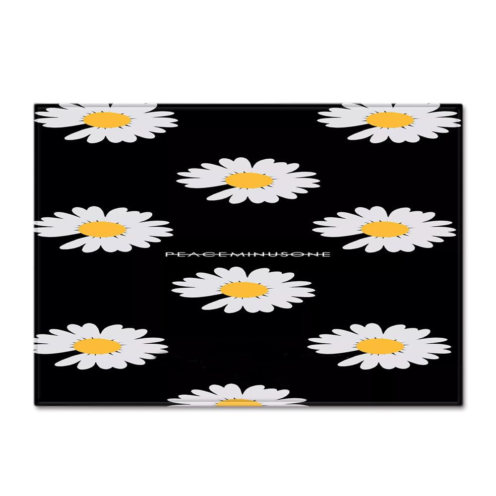 Abstract Daisy Art Large Carpet Living Room Floor Mat Colorful Pattern