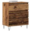 Sideboard with Drawers Reclaimed Wood Look 60 x 35 x 70 cm Engineered Wood