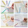 8/24 Color Glitter Gel Pen 1.0mm Metal Glitter Color Ballpoint Pen Paper Cardstock Diary Drawing Marking Coloring DIY Art