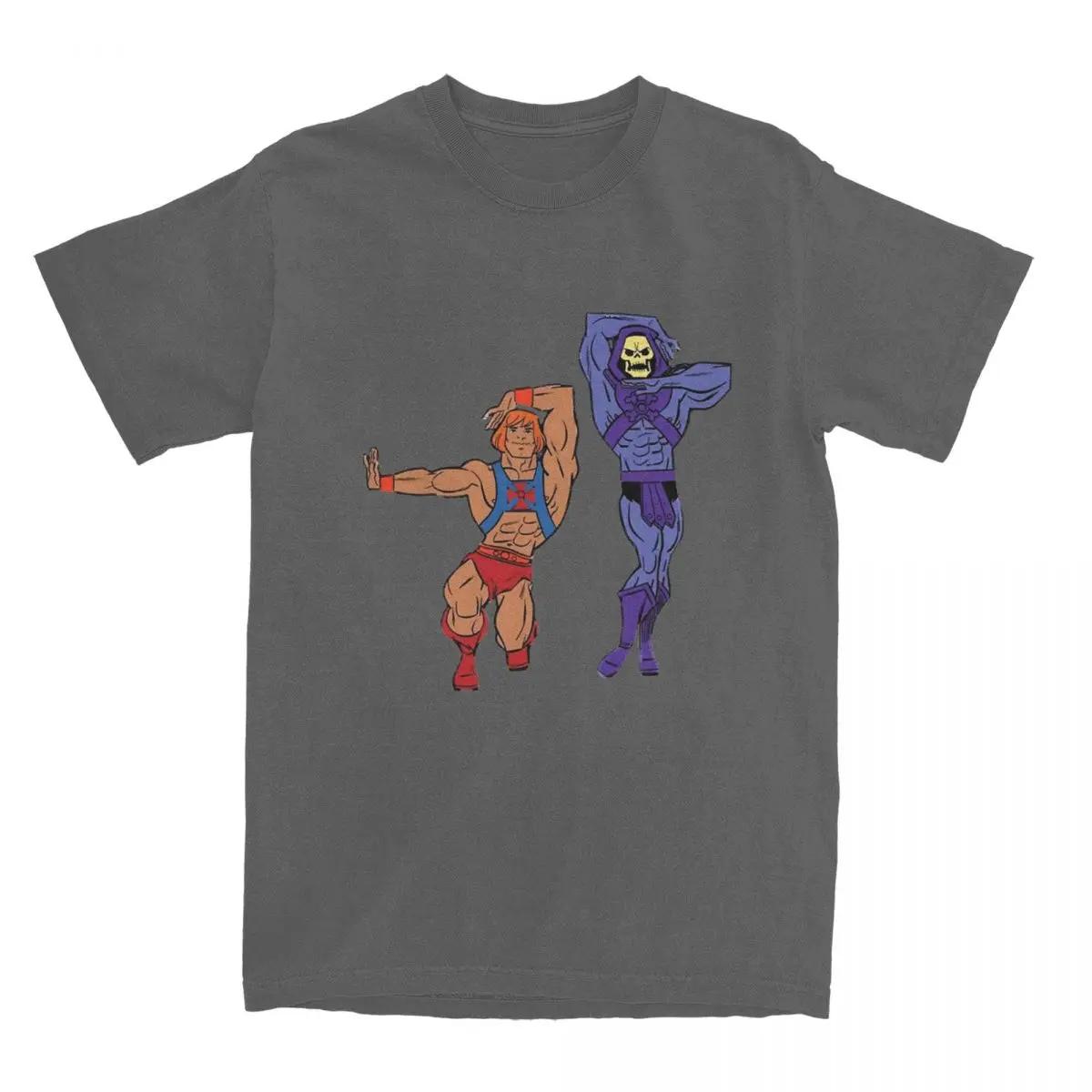 

Сорочка Masters Of The Universe He-Man Skeleton Apparel для чоловіків і жінок Heman He Man Awesome Print Canvas L темно-сірий колір