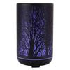 300ml Luftbefeuchter 2 in 1 Umgebungsnachtlicht Aroma Aromatherapie Diffusor Schwarz 100?240VEU-Stecker