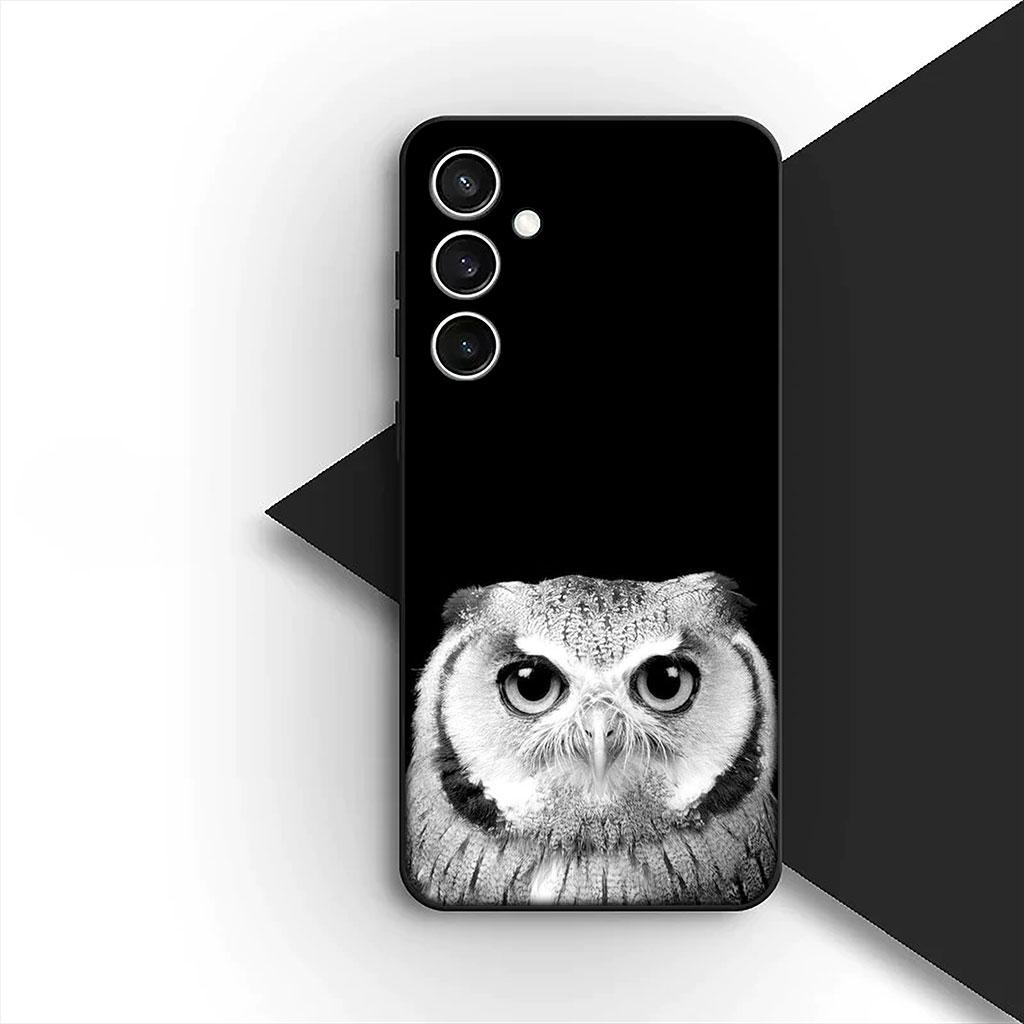 Wallpaper Owl Bird Silicone Phone Cover for Motorola Moto G86 G57 E14 E15 G14 G34 G35 G84 G24 A54 G15 Power E22 Soft Case