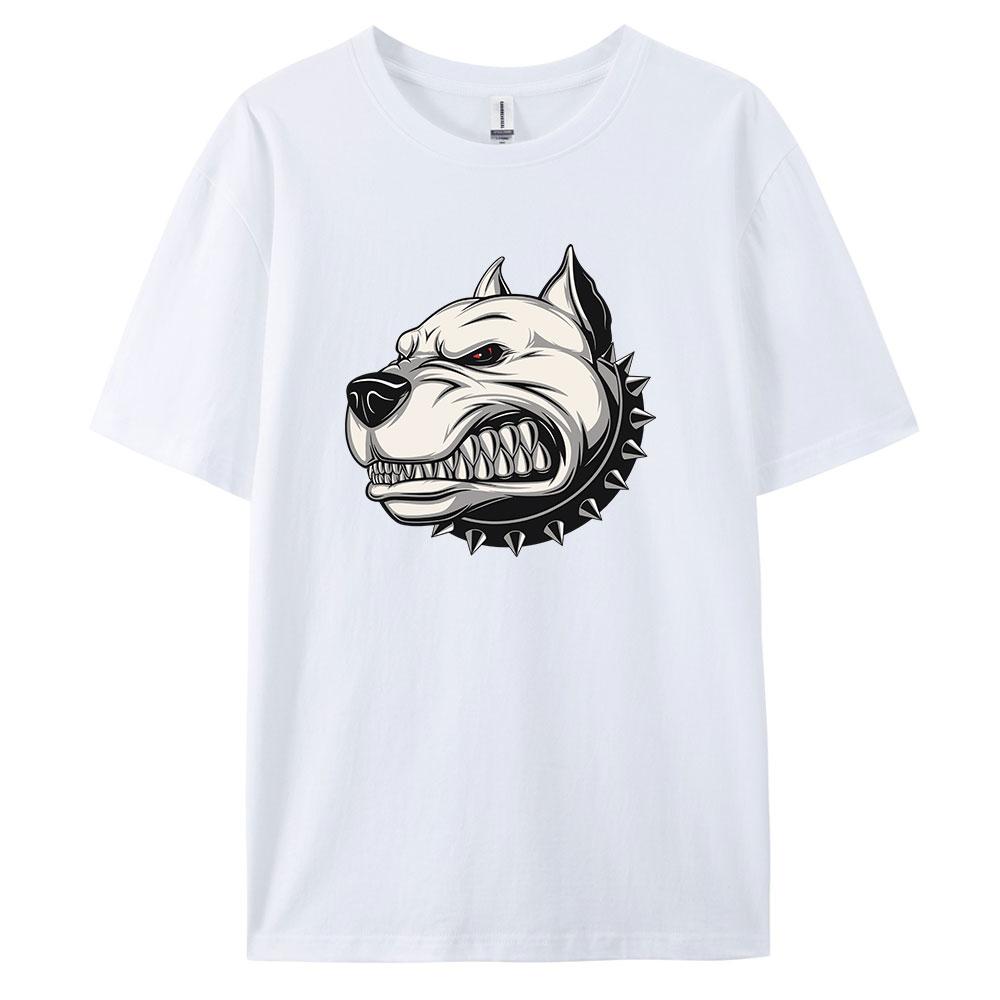 DogHead Summer Essential Pure Cotton TShirt with Short Sleeves and Round Neck S