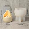 Versatile Concrete Silicone Mold Raindrop Shaped Pen Holder Moulds DIY Candle Holder Mould Silicone Material for Crafts