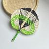 Hand-Woven Office Decor Natural Creative Bamboo Handwoven Fan Traditional Woven Fan For Home