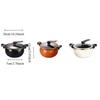 Large Capacity Stew Pot Non-Stick Soup Pan Practical Chubby Micro-Pressure Pot  Induction Cooker