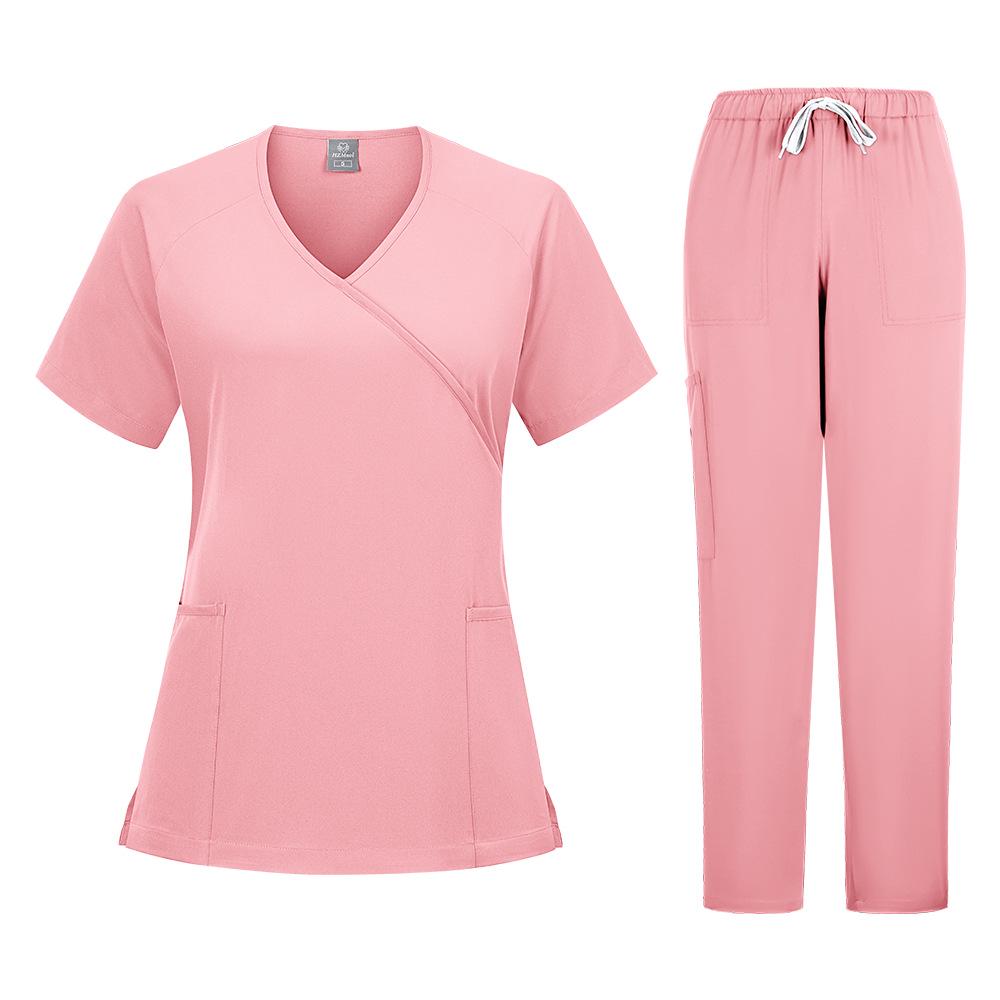 Unisex Surgical Scrub Suit Set - Operating Room Hospital Gown and Washable Hand Gown