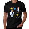 Astronaut His Space Shuttle Tshirt Outdoor Working Tshirt