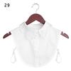 Classic Women Cotton Lace Fake Collar Vintage Detachable Clothes Accessories Lapel Blouse Top Shirt Collar False Collar DropShip