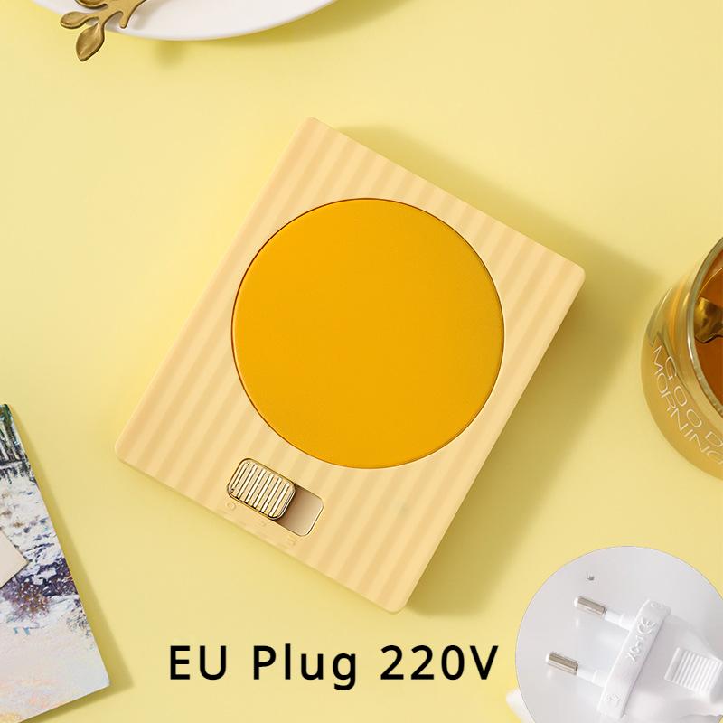 Portable Smart Coffee Mug Warmer Temperature Settings Electric Cup Warmer Heater Cup Thermostat Coaster  Magic Warmer 110V/220V